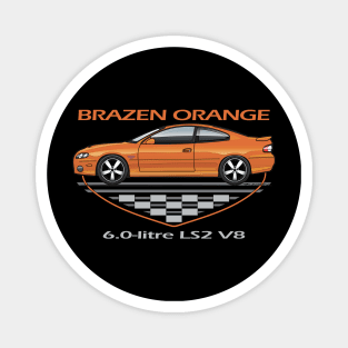 Brazen Orange Magnet